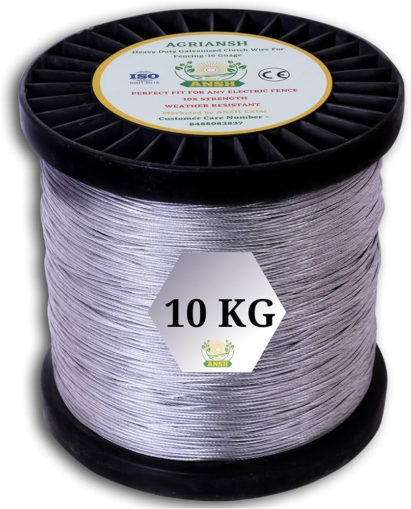 Agriansh Jhataka Machine Fencing Electric Galvanized Clutch Wire